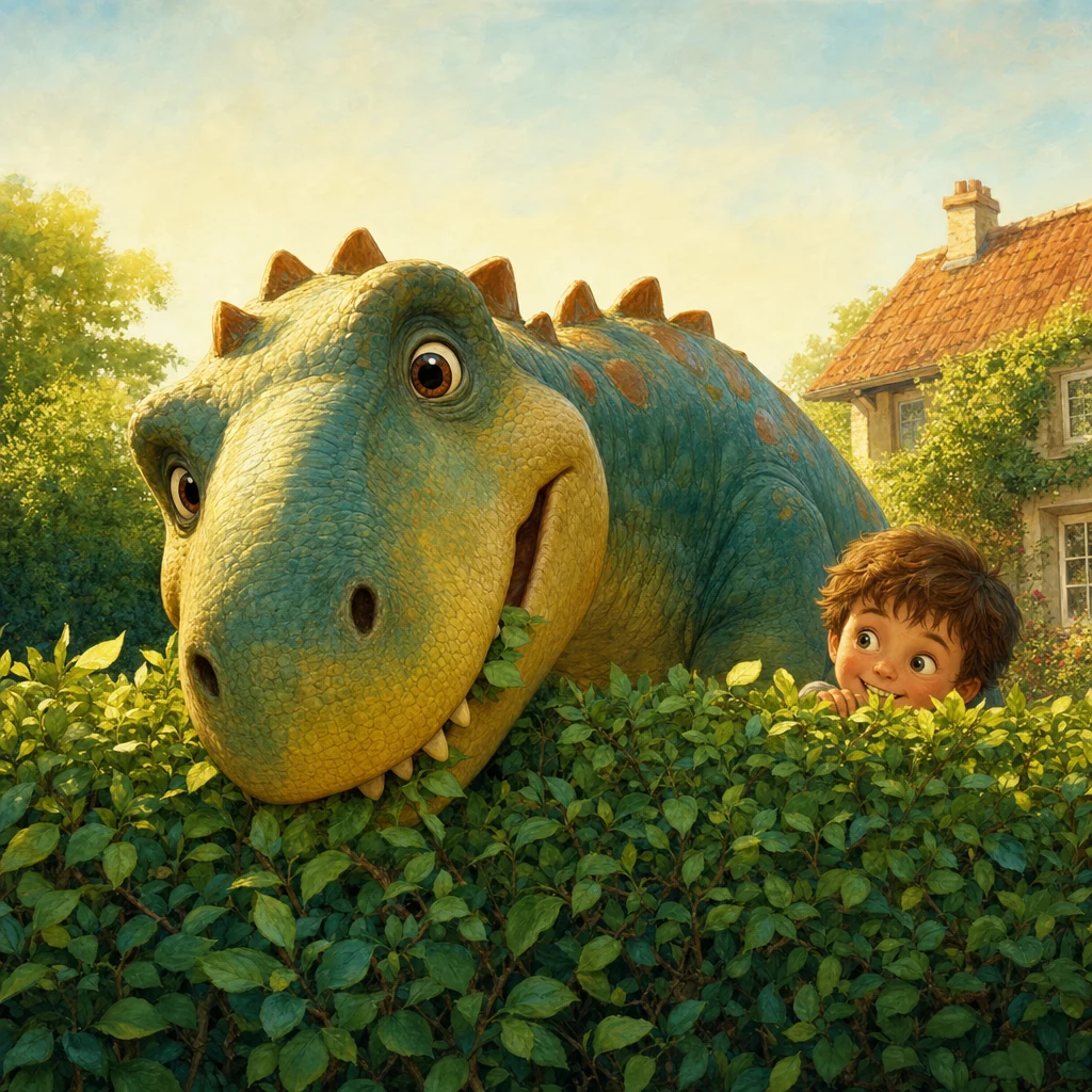 Ada dinosaurus di halaman