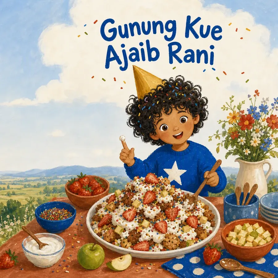 Buku ulang tahun dengan anak Anda di dalamnya